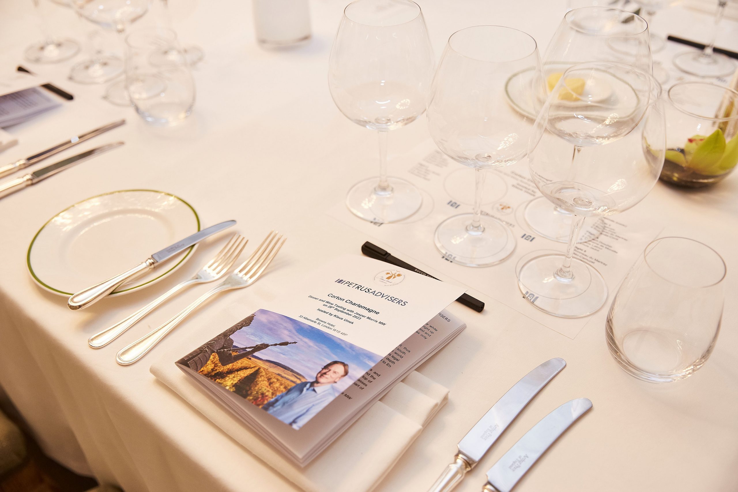 Corton Charlemagne 2019 Dinner